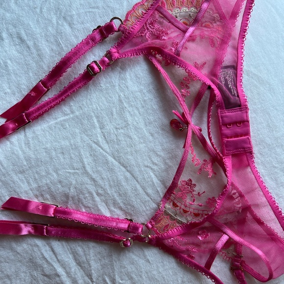 Honey Birdette Meika Pink 3 piece set - Picture 11 of 14
